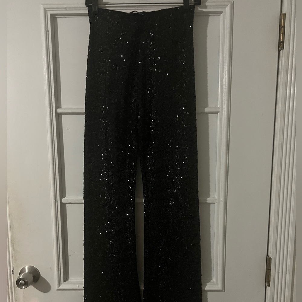 Zara sequin long pants